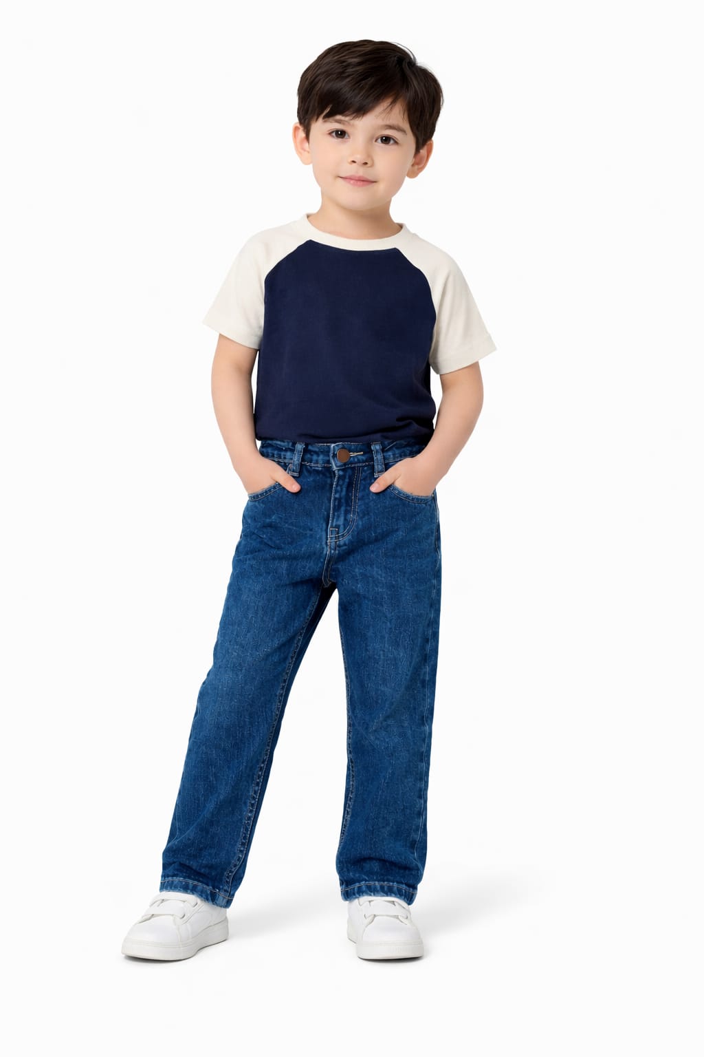 Kids Sleeveless Henley Neck T-Shirt For Boys